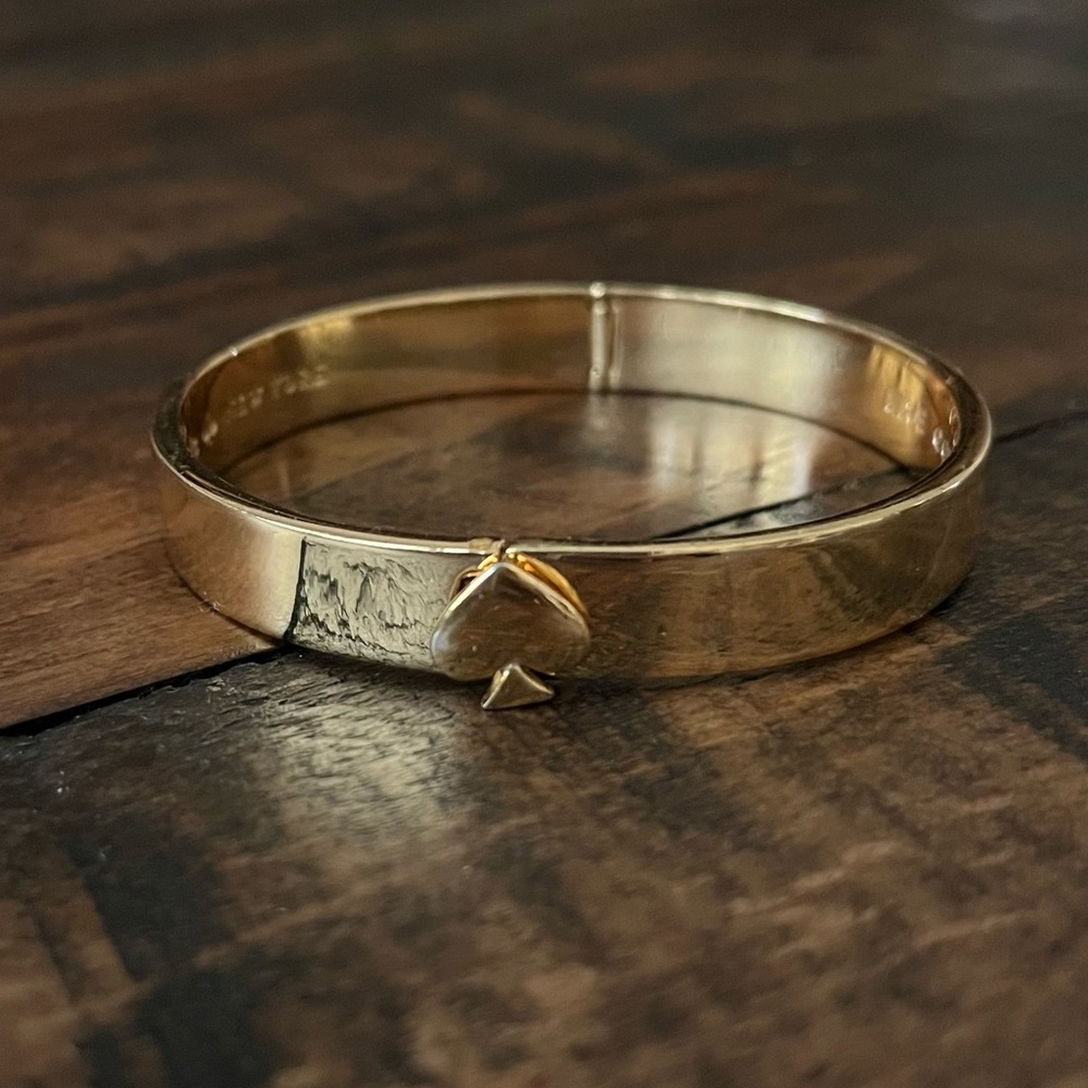 Kate Spade Gold Hinge Bracelet Live Colorfully